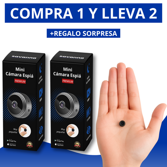 (COMPRA 1 Y LLEVA 2) Mini Cámara Espía PREMIUM [1080P ULTRA HD]